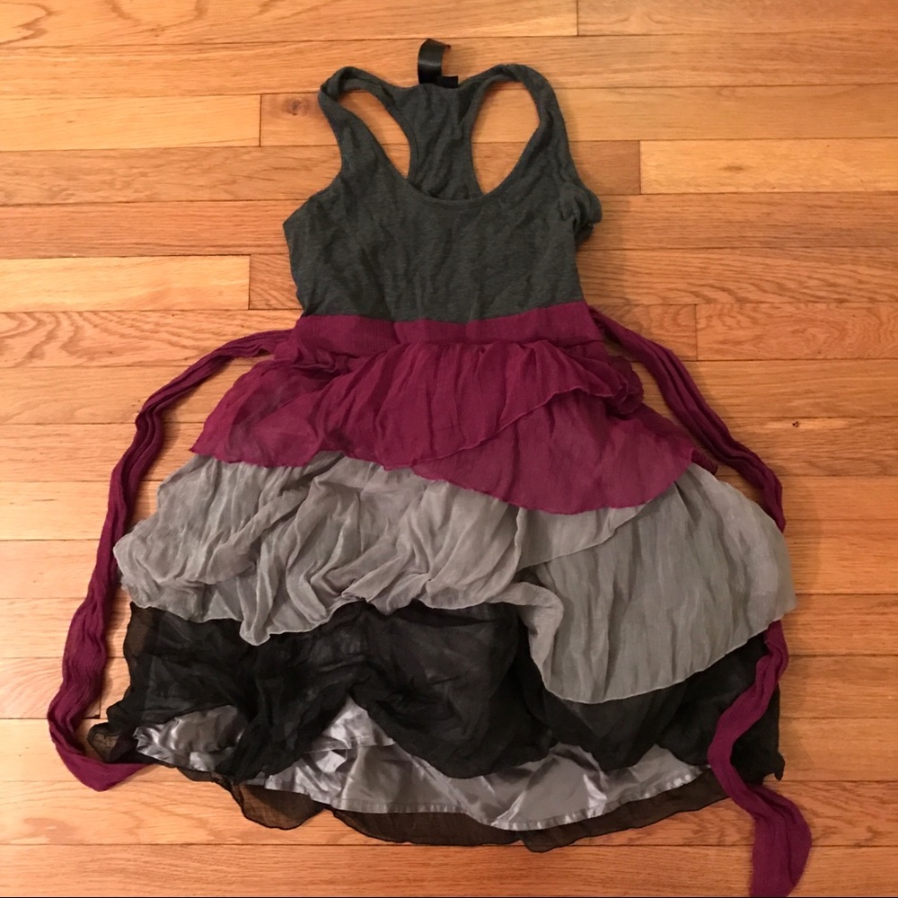 Forever 21 Racer Back Multicolored Dress